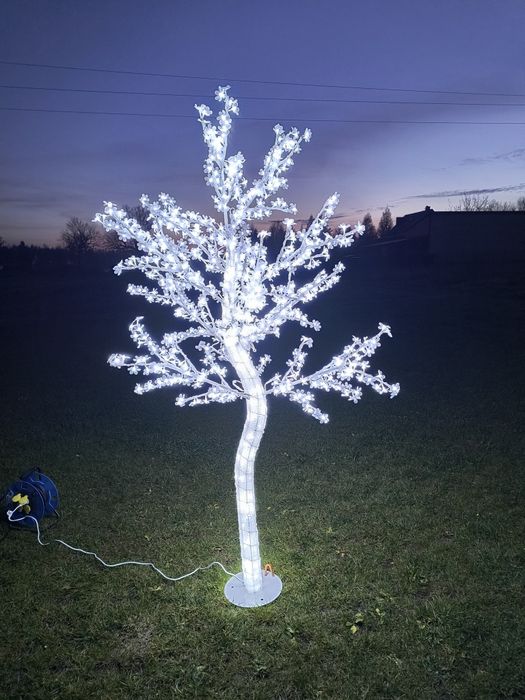 Drzewko Led Świąteczne Świecące 240 cm zewtautentyczne zdjęcie