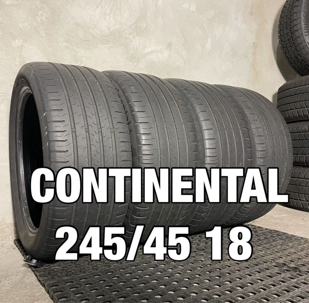 245 45 18 Continental ContiEcoCintact5 245/45/18 літні шини резина