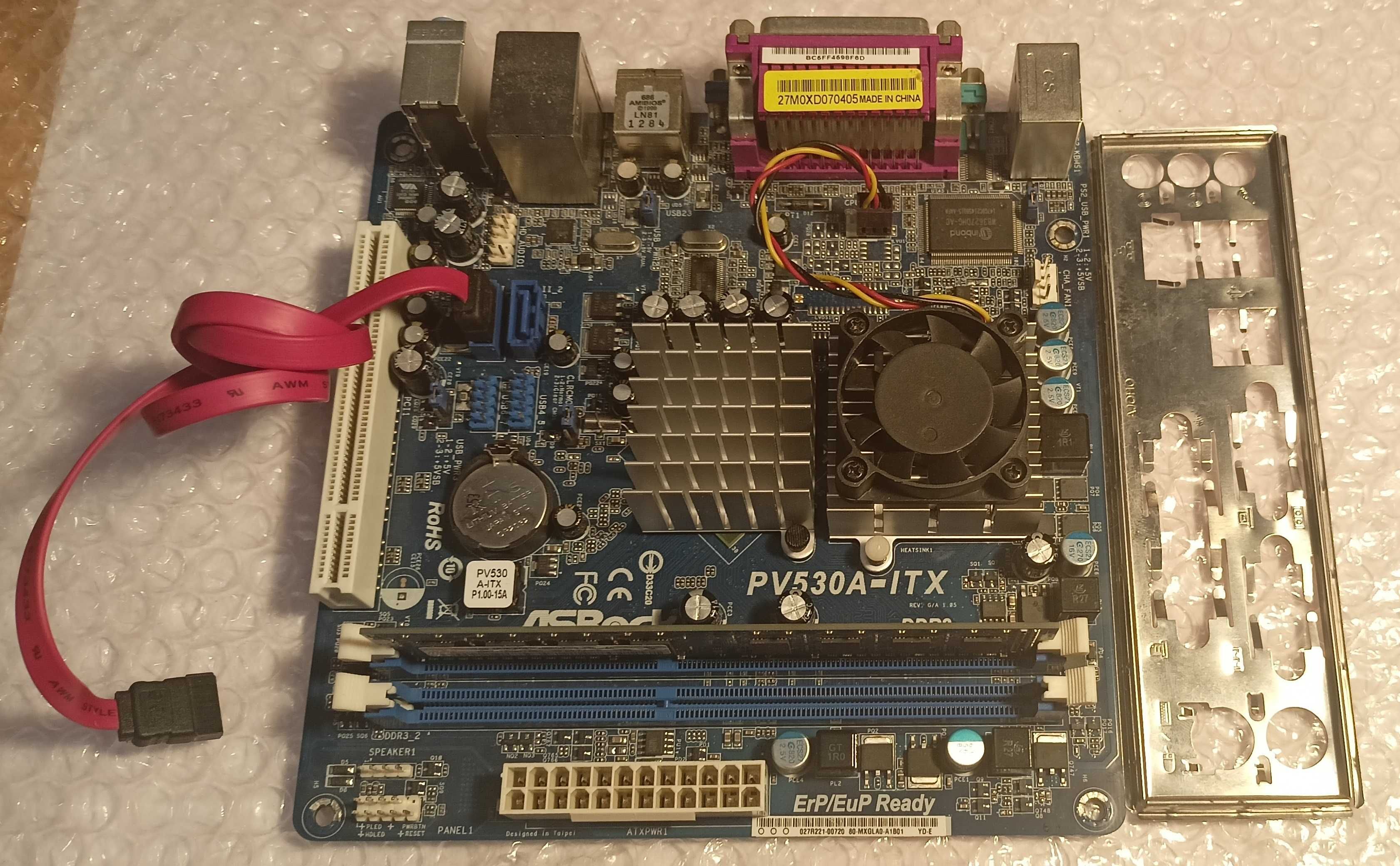 Материнська плата ASRock PV530A-ITX (VIA PV530, VIA VX900 A3, PCI)