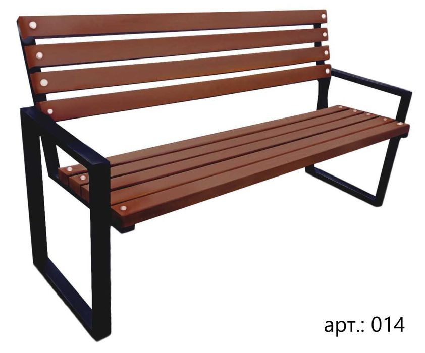 Лофтові лавки PREMIUM зі спинкою та підлокітниками. Гарантія 2 роки!