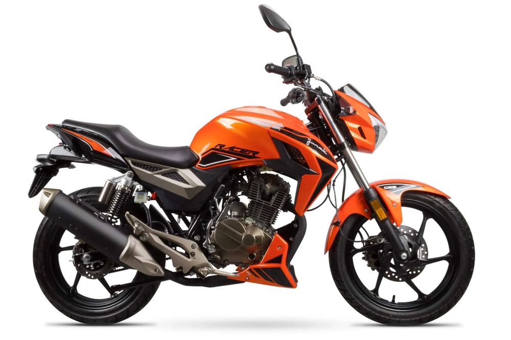 Junak 125 Racer - nowy, dostępny od ręki, kolor czarno-pomarańczowy