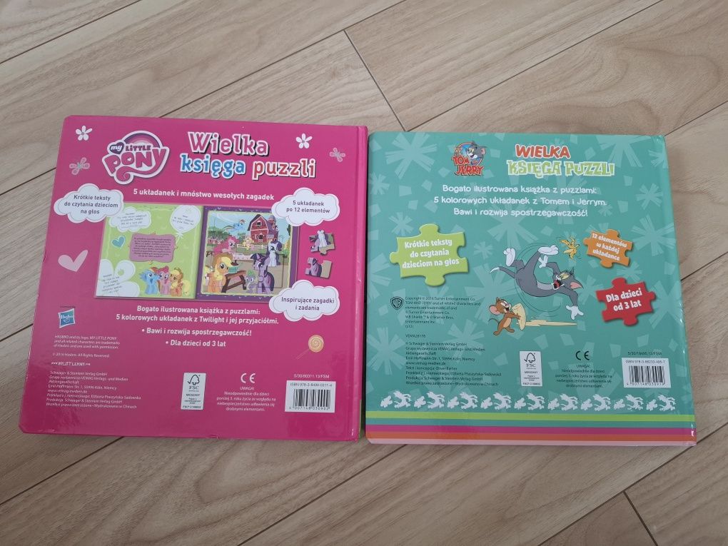 Wielka księga puzzli My Little Pony, Tom i Jerry
