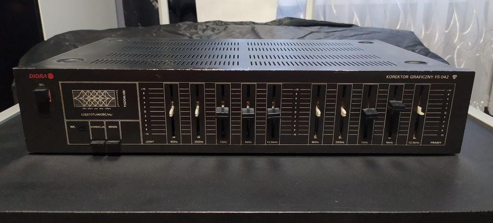 Korektor graficzny Diora FS 042, equalizer Unitra