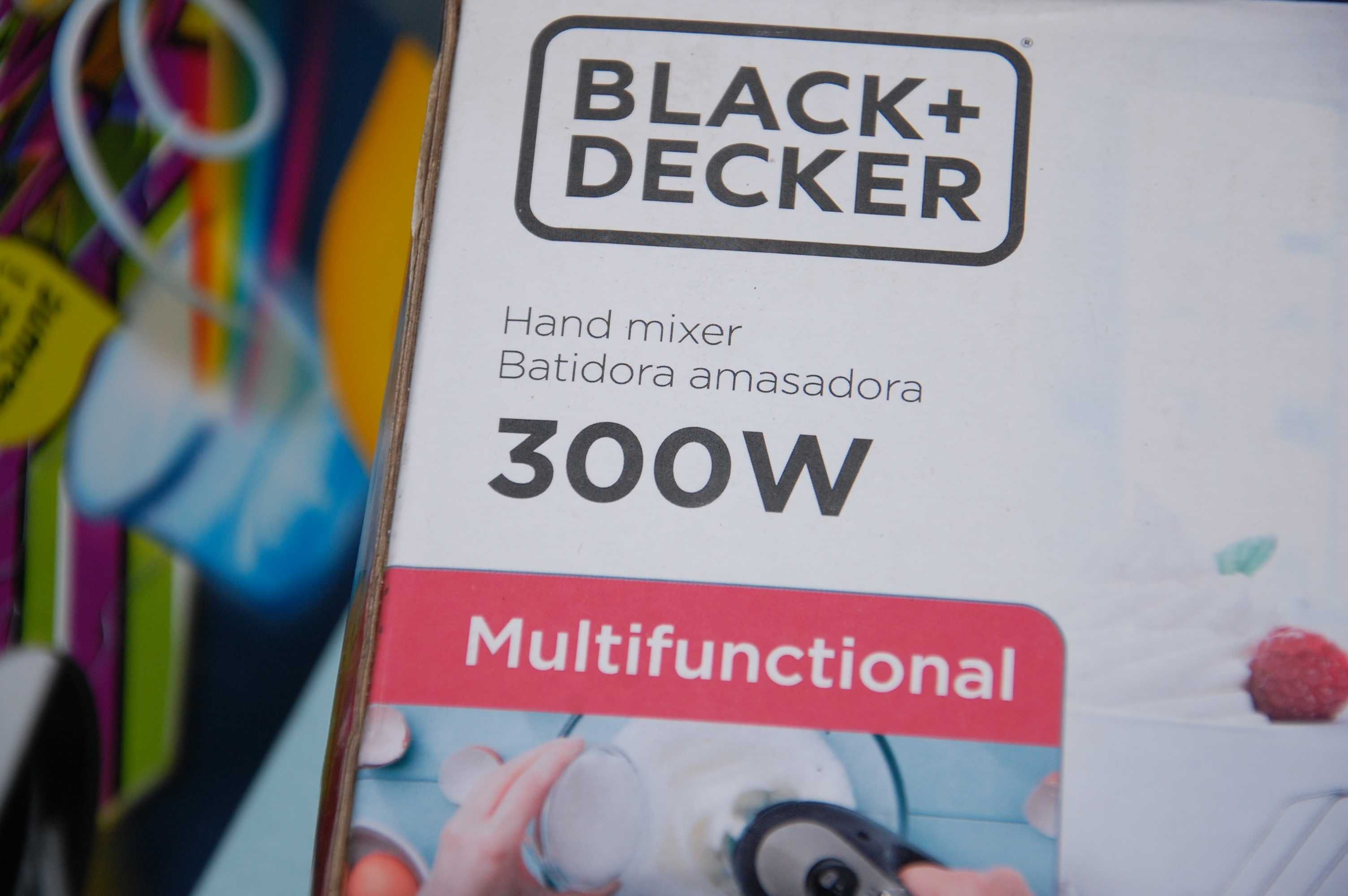 nowy mikser reczny BLACK&DECKER 300 watt