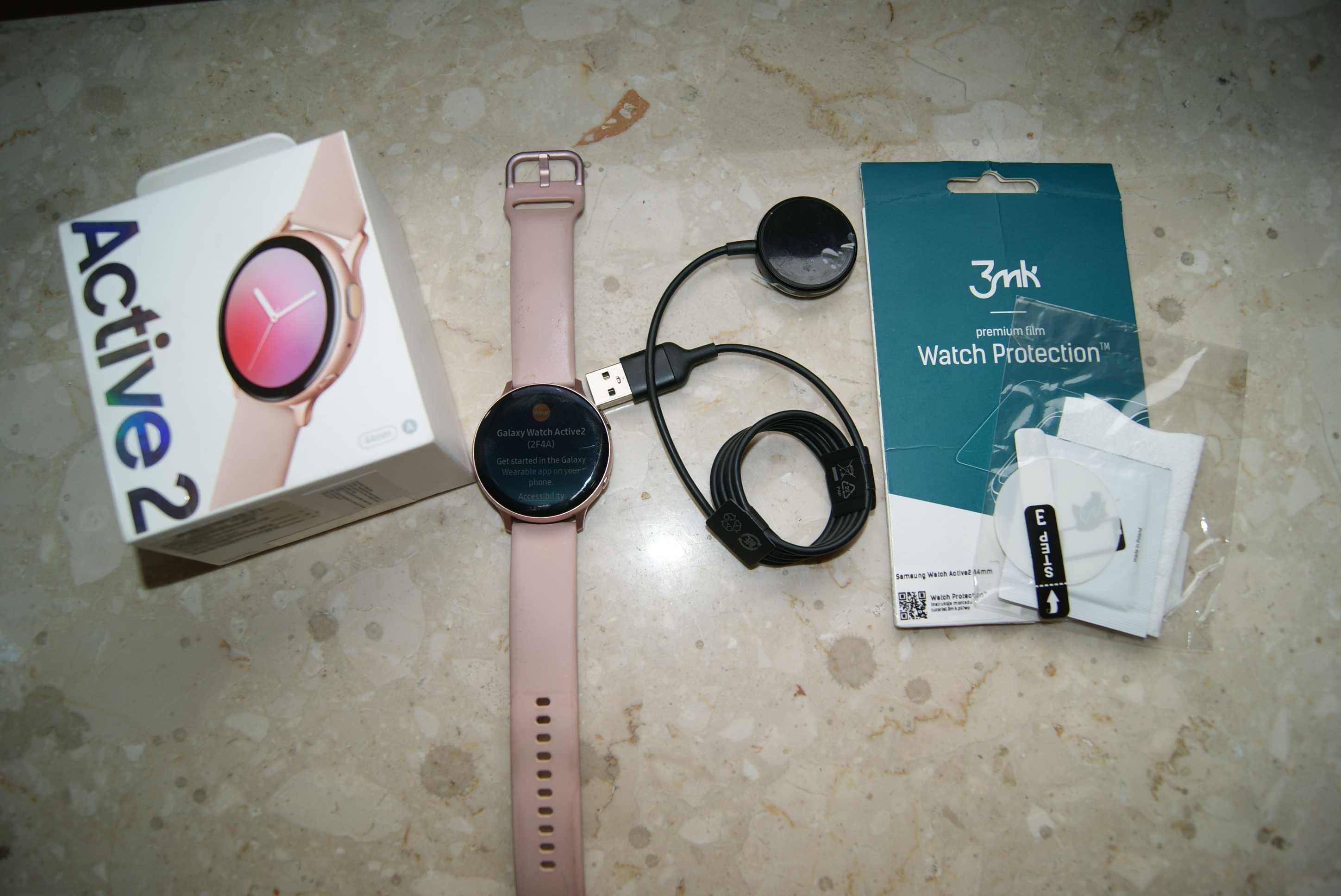 Samsung Galaxy Watch Active 2 Smartwatch Pink Gold LTE SM-R820 44mm
