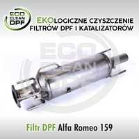 Alfa Romeo 159 1.9 JTDM- Filtr cząstek stałych DPF, katalizator