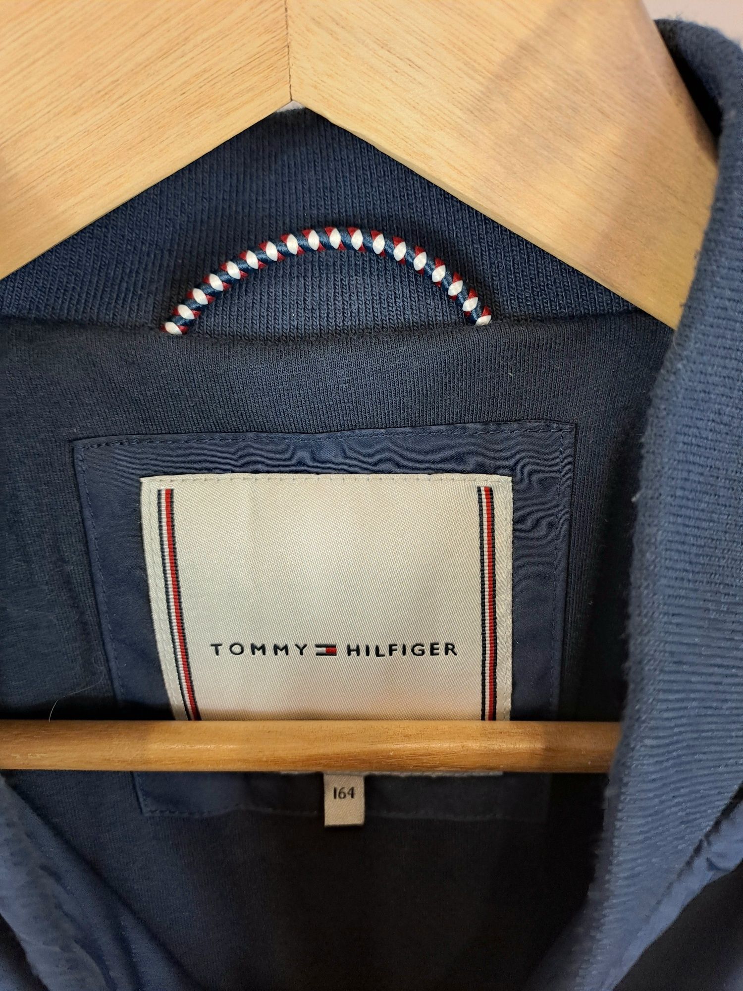 Tommy Hilfiger męska damska dziecięca wiatrówka lekka kurtka r.164 cm