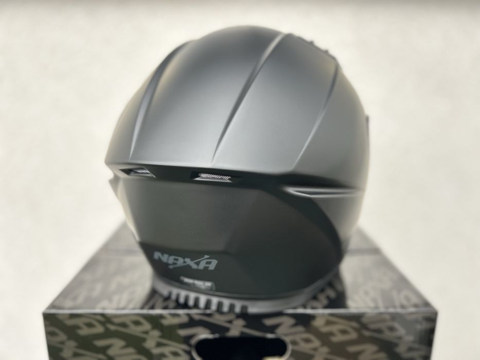 Kask motocyklowy NAXA F35 rozmiar M 57-58cm, czarny matt, blenda!