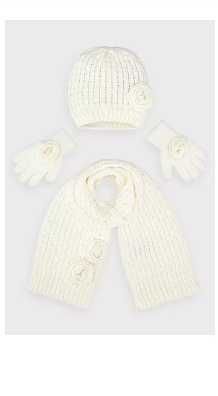 Mayoral набор шапка шарф перчатки размер 98-104 Испания весна/осень