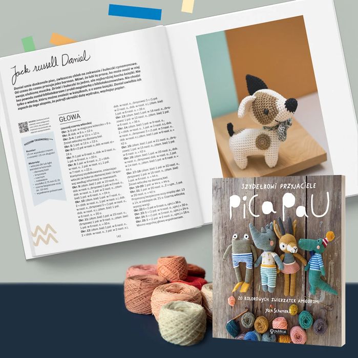Szydełkowi przyjaciele Pica Pau, Yan Schenkel 20 wzorów amigurumi