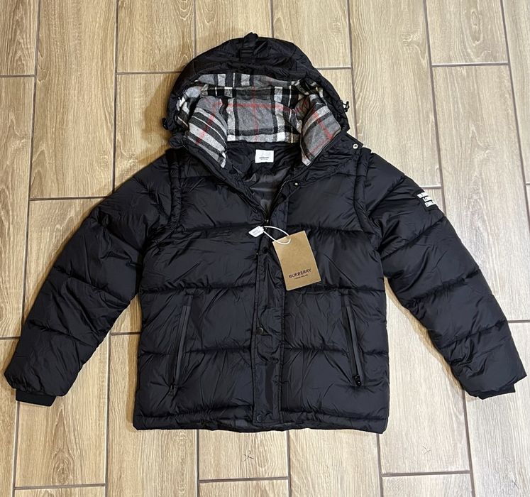 В Україні! Пуховик жилетка Burberry S M L XL