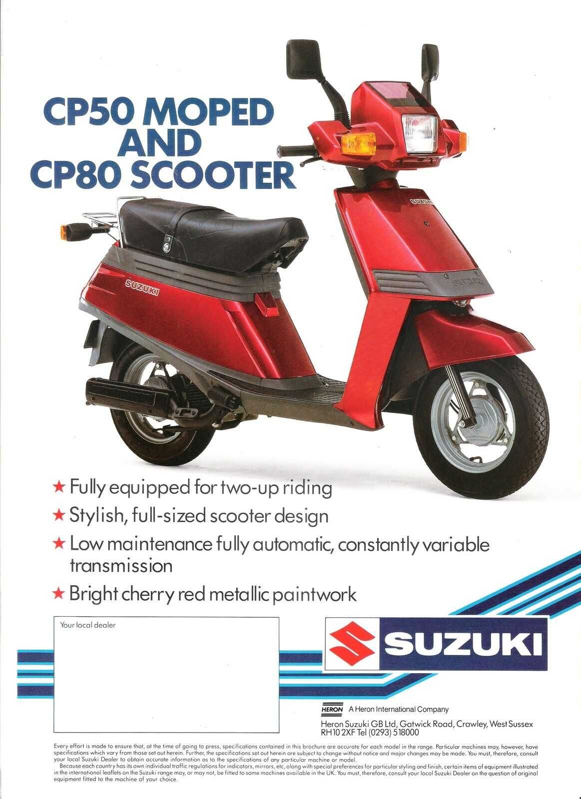 scooter suzuki cp 50