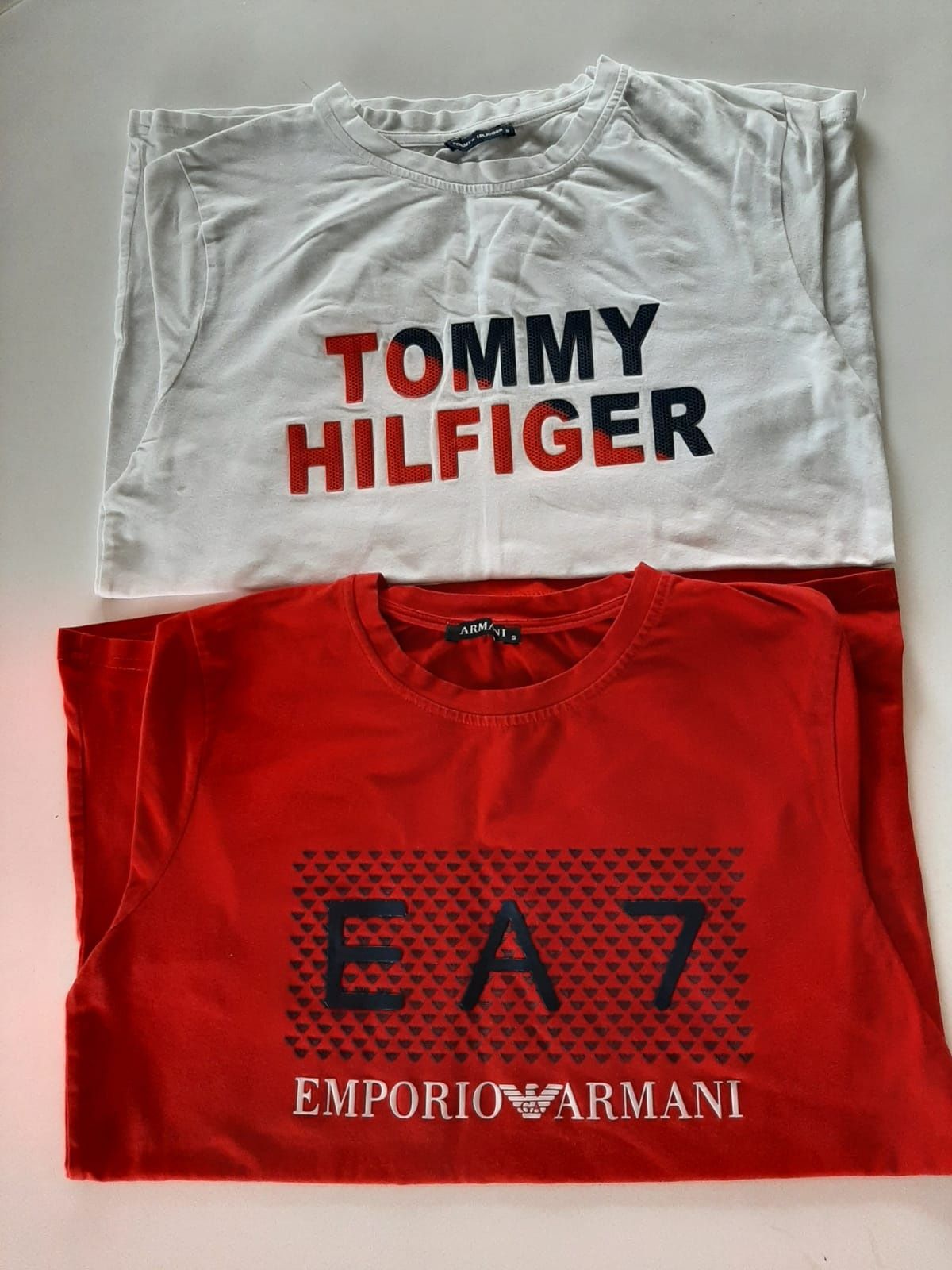 Tommy HILFIGER i Armani T-shirt 146-152cm