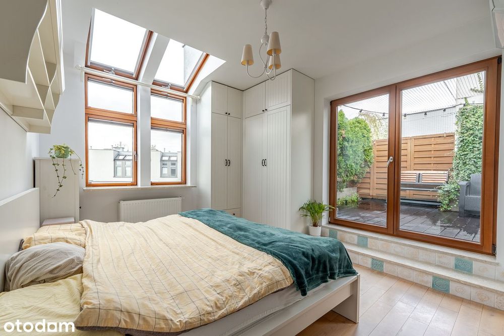 Dwupiętrowe mieszkanie z powierzchnią dodatkową i tarasem na dachu