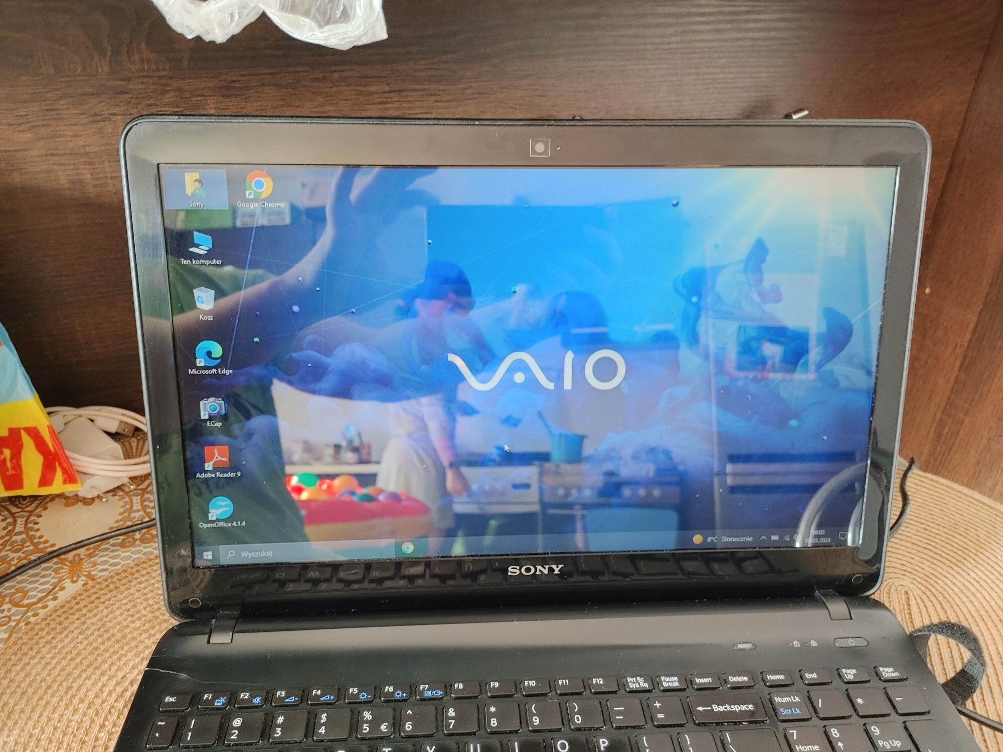 Sony vaio core i3 2x1.9Ghz 4gb ram 120gb ssd geforce gt740