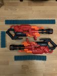 X shot pistolet 2 szt. Wyrzutnia