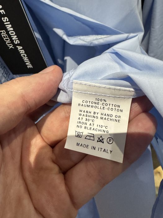 Сорочка Raf Simons Redux Embroidered Shirt