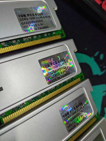 DDR2 4Gb / 4 х 1GB GeIL Value DDR2-1000 PC2-8000