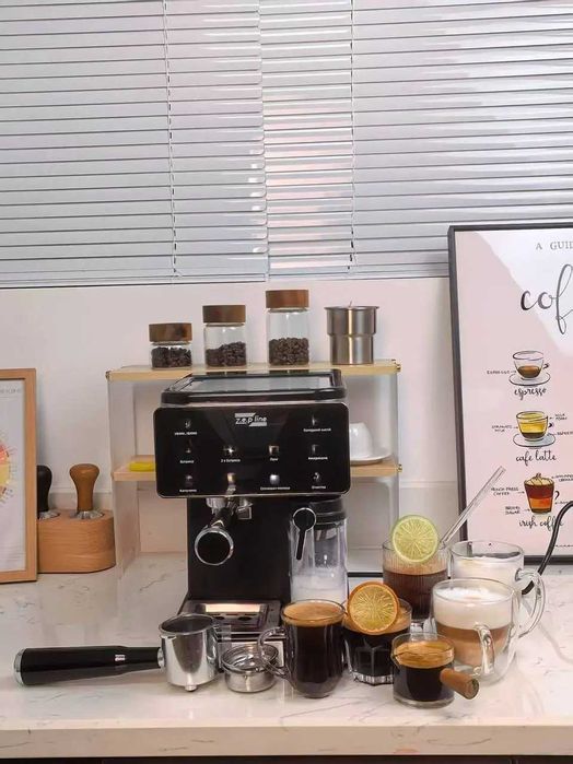 ХИТ! Рожковая кофемашина Zepline ZP-6806 кавомашина кавоварка 3000 Вт