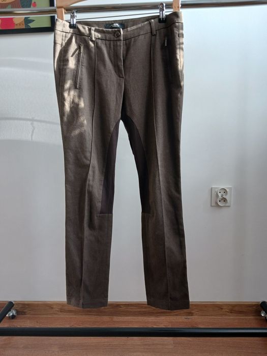 Spodnie premium Max mara weekend wełna chinosy bryczesy rozmiar 38 M