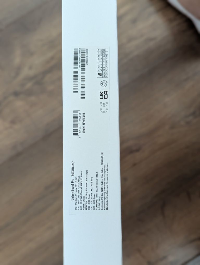 Samsung Galaxy Book5 Pro ultra 7 256v/960XHA-KG1