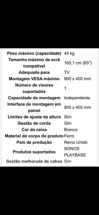 Suporte para televisão TV