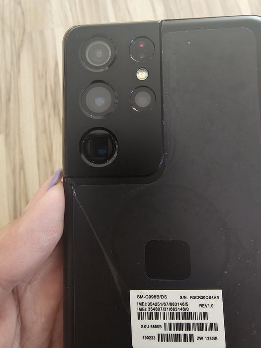 Samsung Galaxy s21 ultra 5G 128 GB