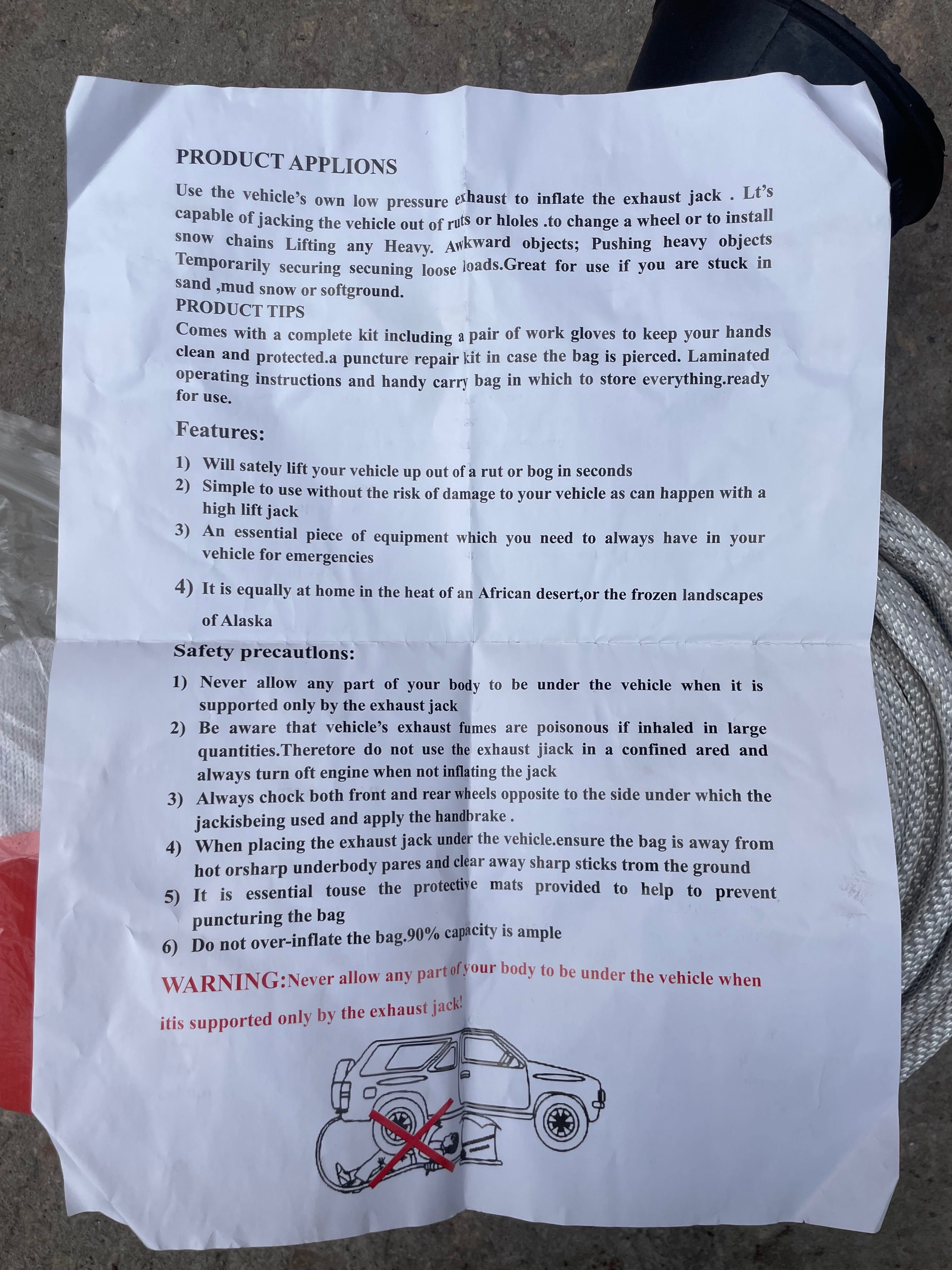 Надміцний повітряний домкрат
