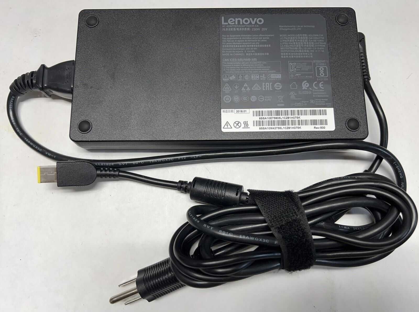 БП Зарядне Lenovo type C 20v 3.25a 45w 65w square 8.5a 11.5A 170w 230w