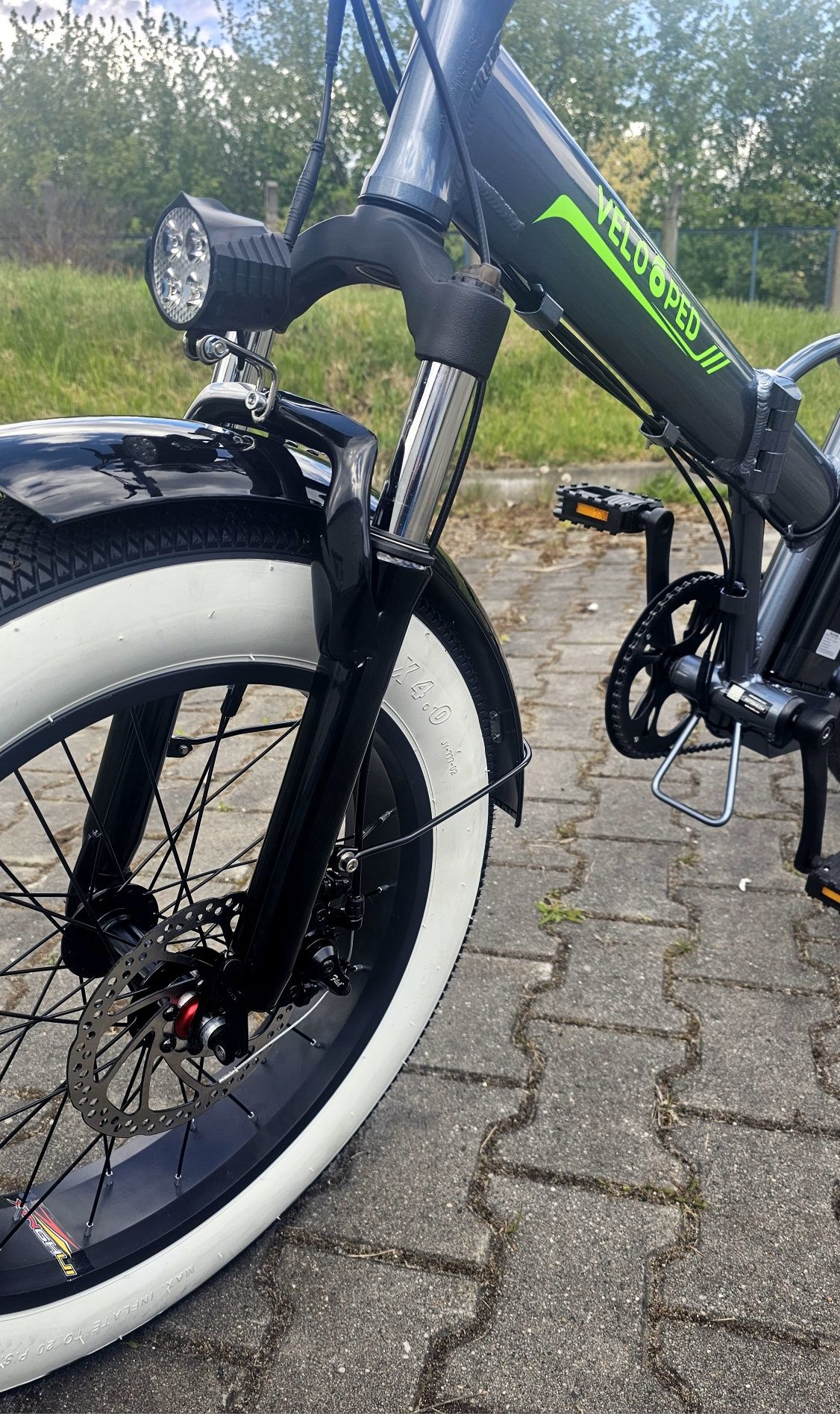 Rower elektryczny składak  Fatbike Velo6ped Duke SF