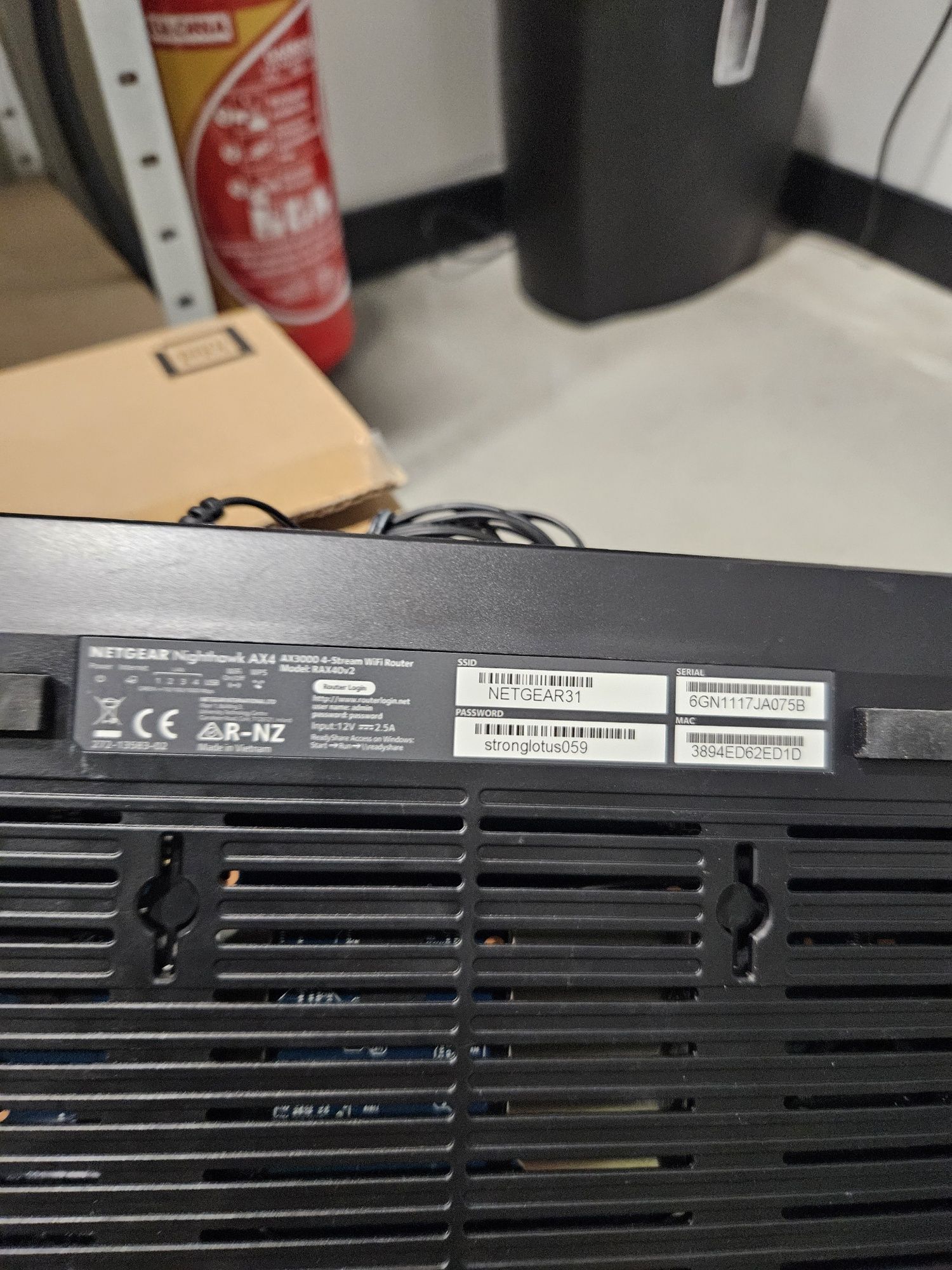ROUTER nighthawk ax4 ax3000 wifi router(rax40)