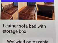 Sofa rozkładana że skrzynią na pościel