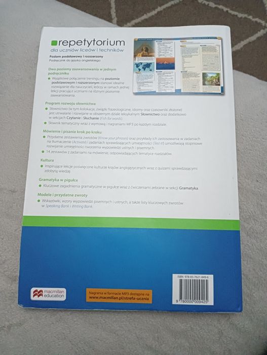 Książka repetytorium do języka angielskiego