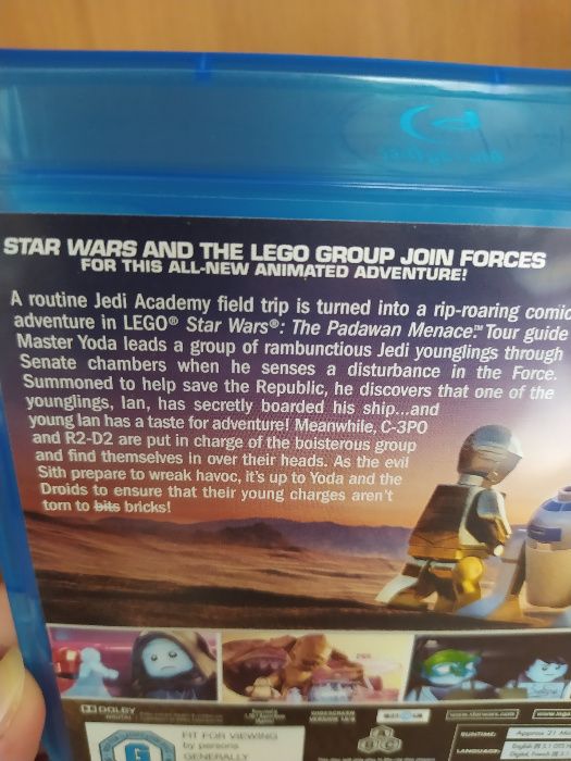 Bajka Blu-ray Disc DVD Star Wars po angielsku hiszpańsku