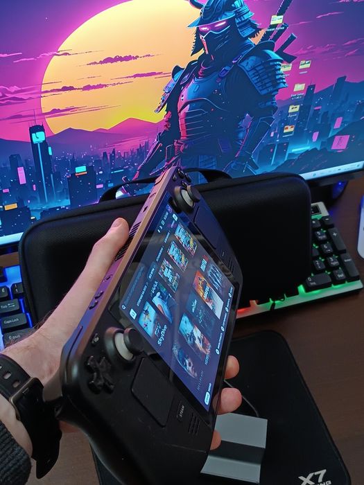 Ігрова консоль Steam Deck 512GB ÷ micro SD 512 +багато ігор+ДокСтанція