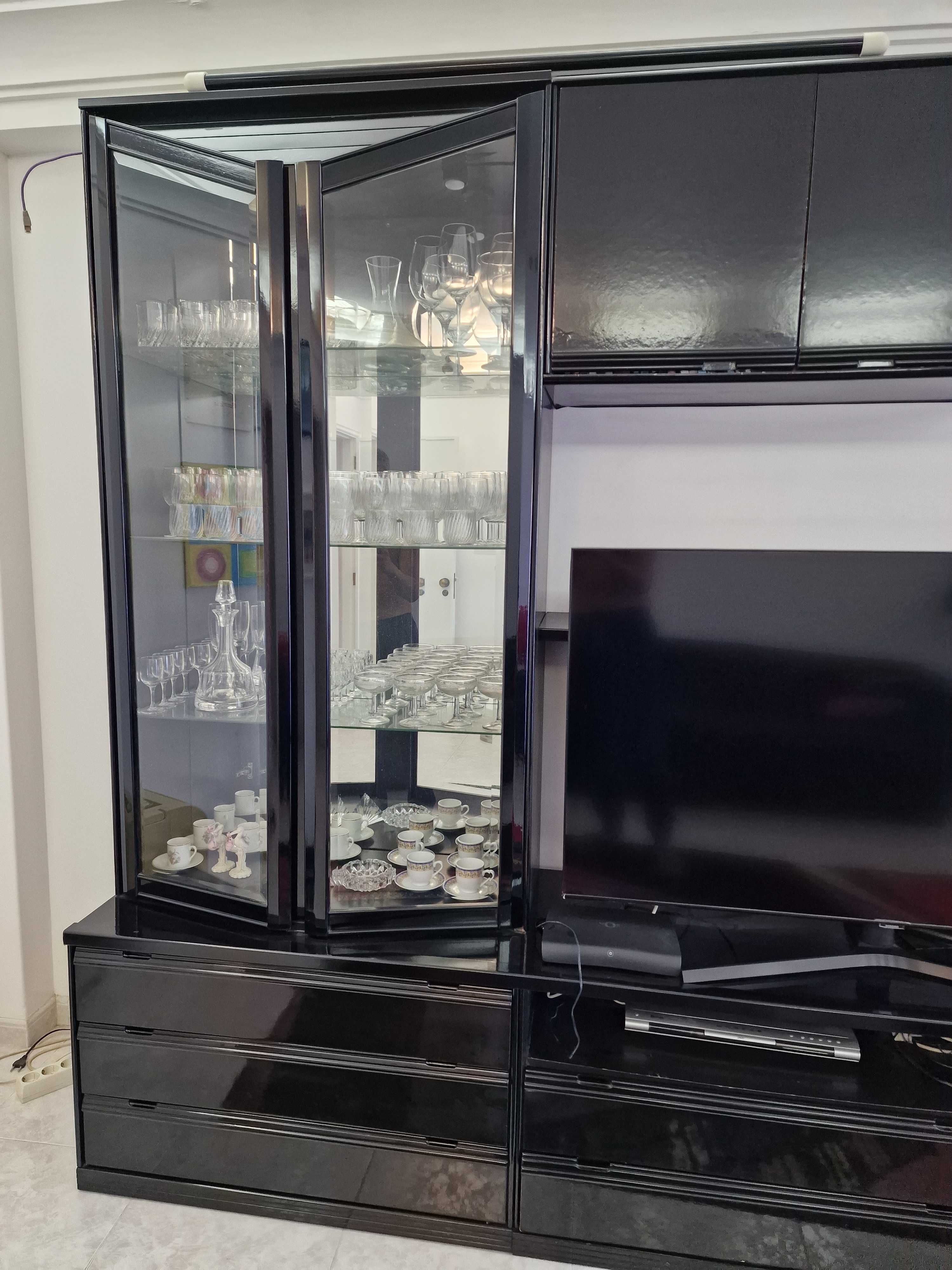 MOVEL SALA - Preto Lacado brilhante