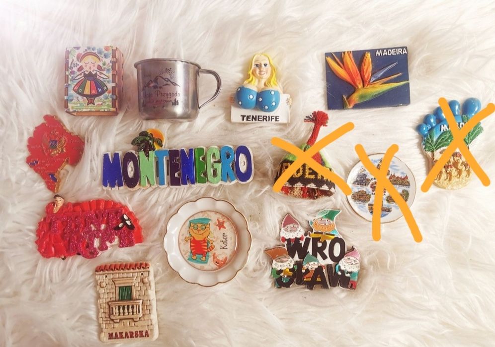 nowe magnesy na lodówkę z różnych stron świata nietuzinkowe