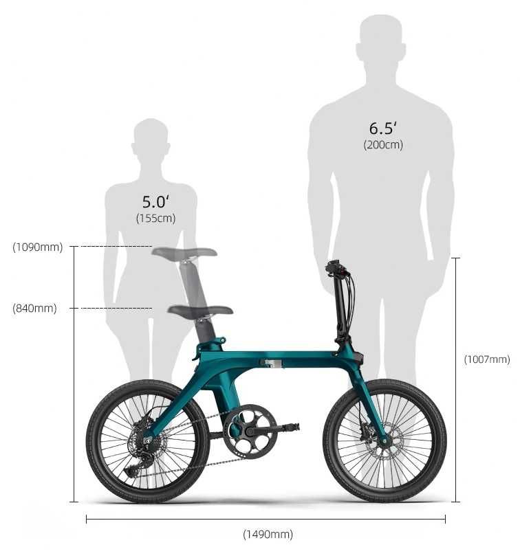 Bicicleta Eléctrica Dobrável Fiido X V2 (Evolution) Nova na caixa.