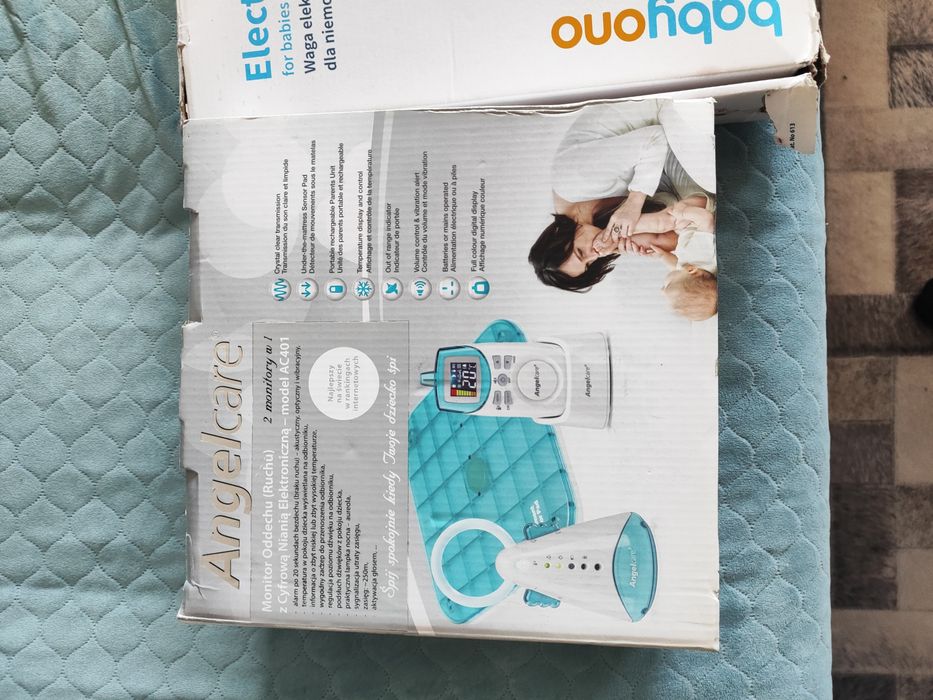Sprzedam monitor oddechu + waga dla niemowląt