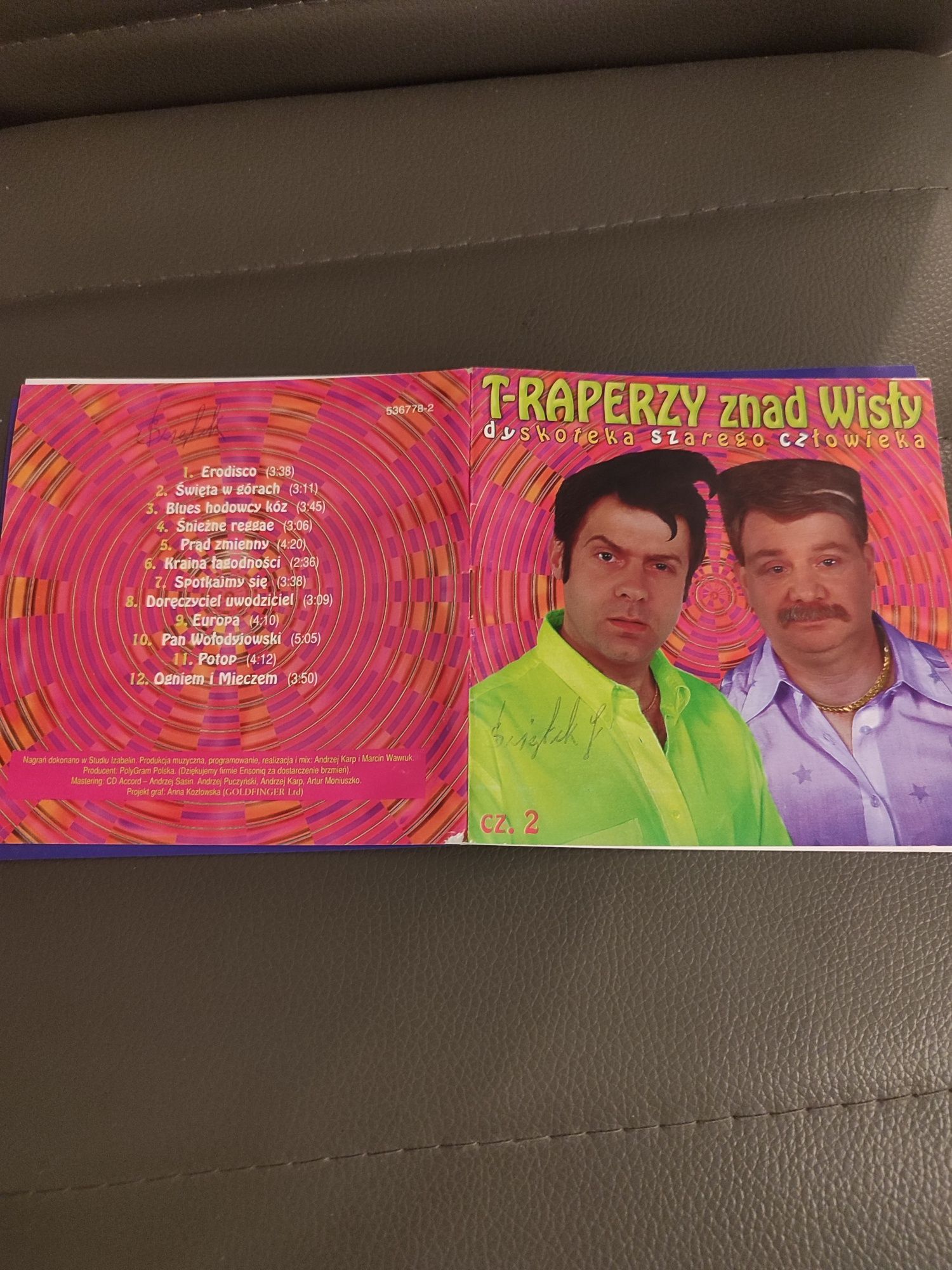T-RAPERZY znad wisły dyskoteka szarego człowieka płyta CD