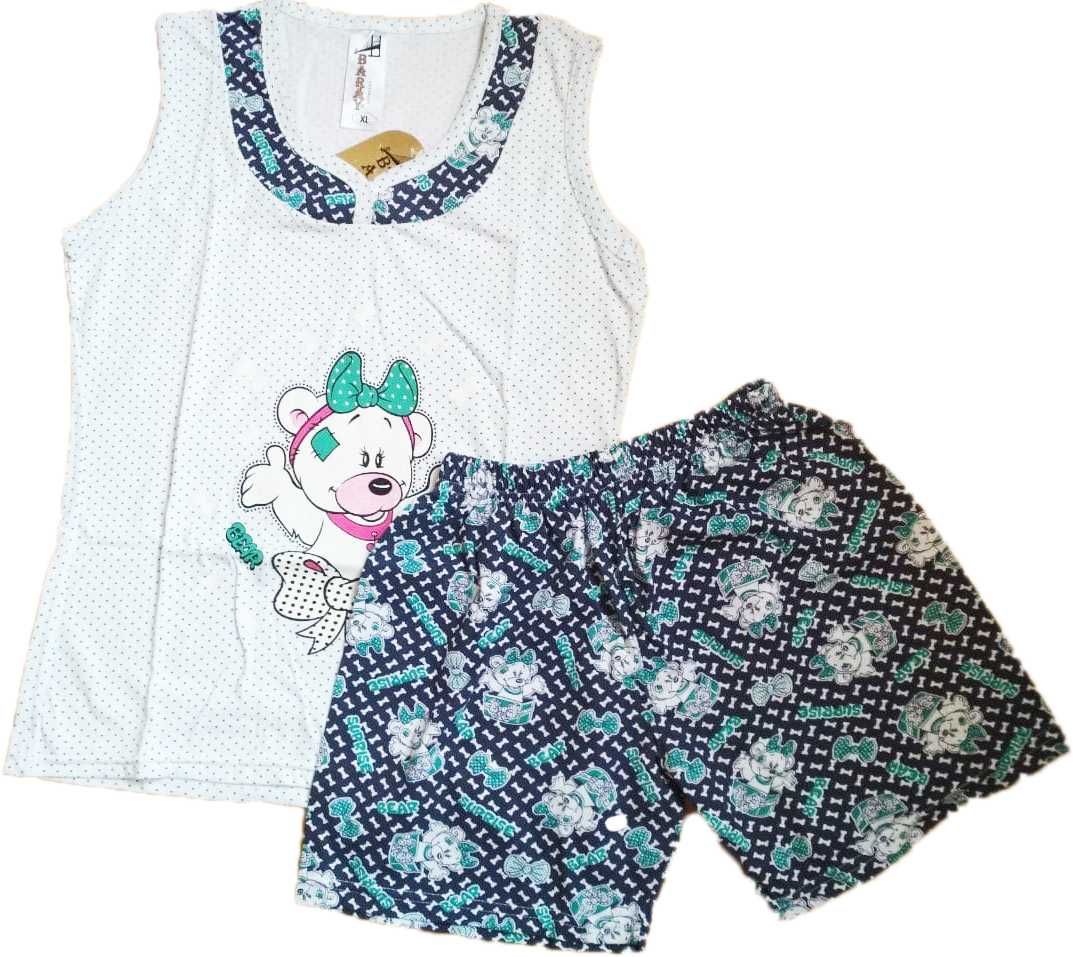 Женский домашний комплект майка шорты для сна Baray 304 летняя пижама