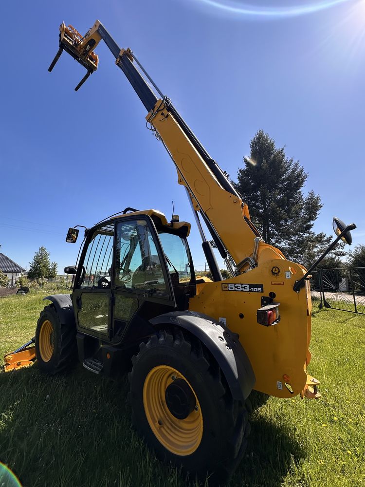 Ładowarka teleskopowa JCB 533-105, klimatyzacja, 2018r, tylko 2622mth