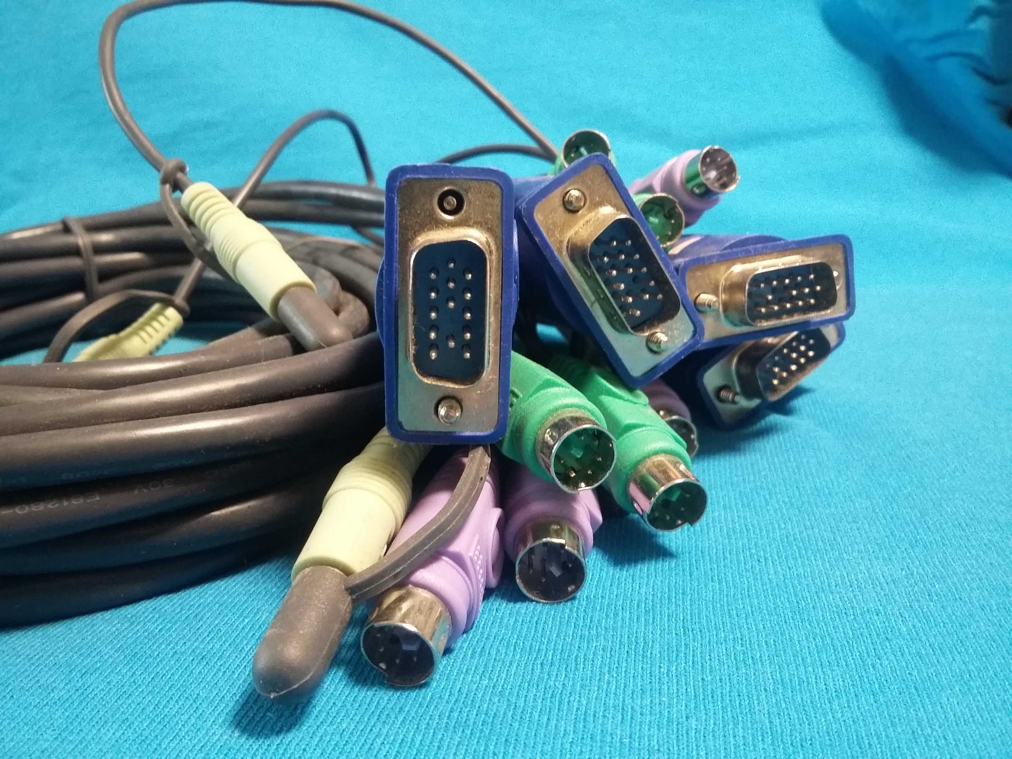 Четырехпортовый PS/2 KVM-переключат. 4 Port P/S2 KVM Svitch CS64A ATEN