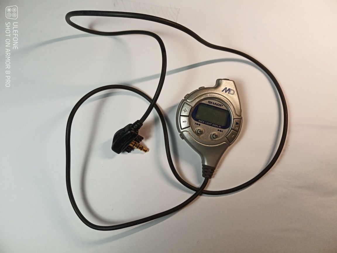 Sharp minidisc MD  walkman remote control comando