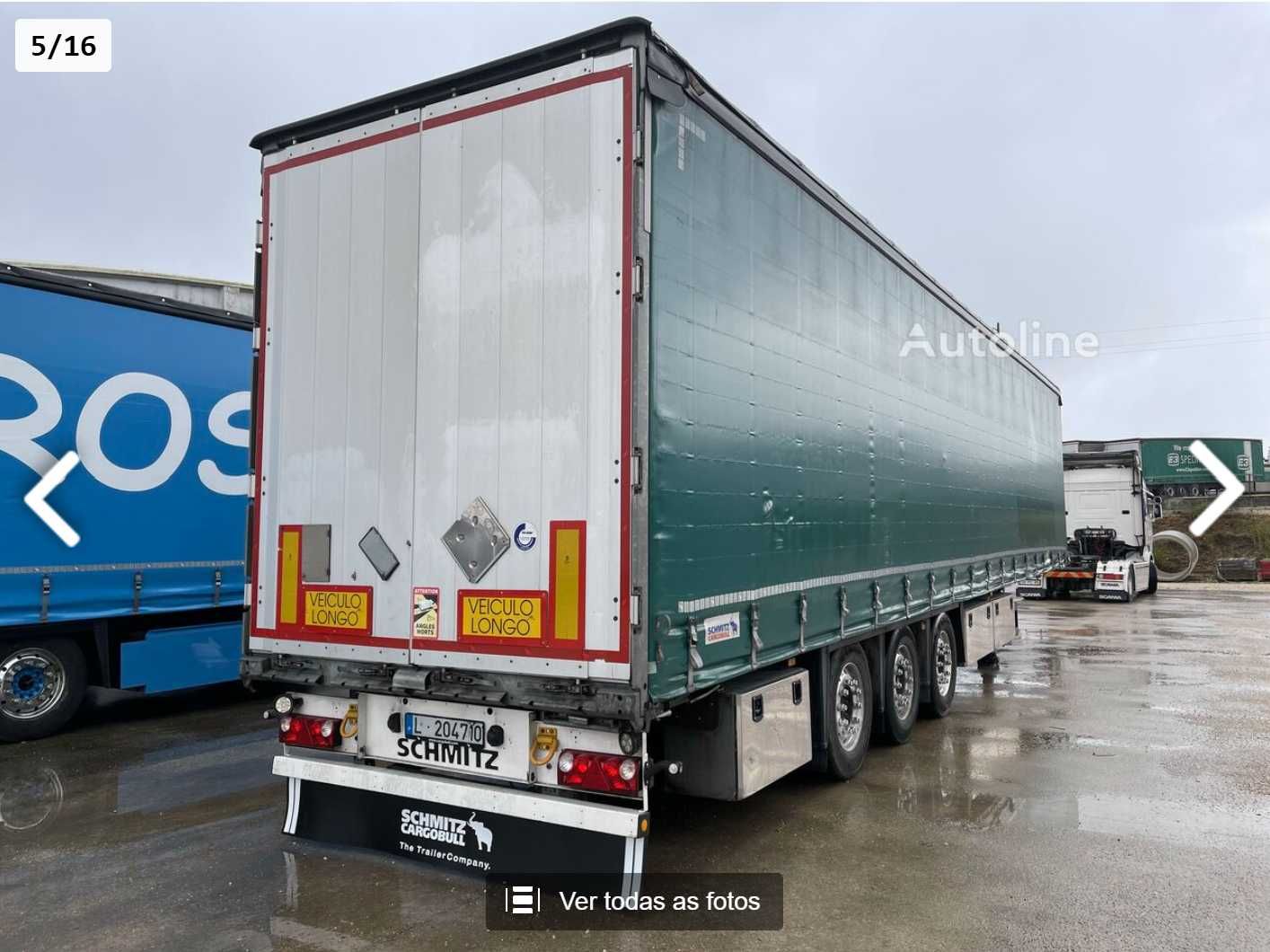 Reboque industrial Lona Schmitz Cargobull SCS 24 | 2018 | Leasing Dis.