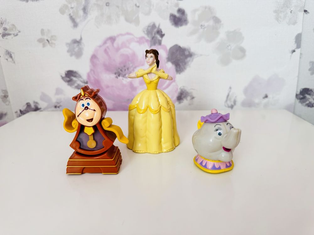 Figurka,zabawki McDonald’s Beauty & The Beast, Piękna i Bestia,vintage