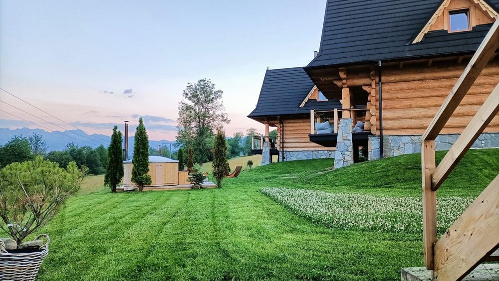 Domek z balią, jacuzzi w górach, k/ Zakopane