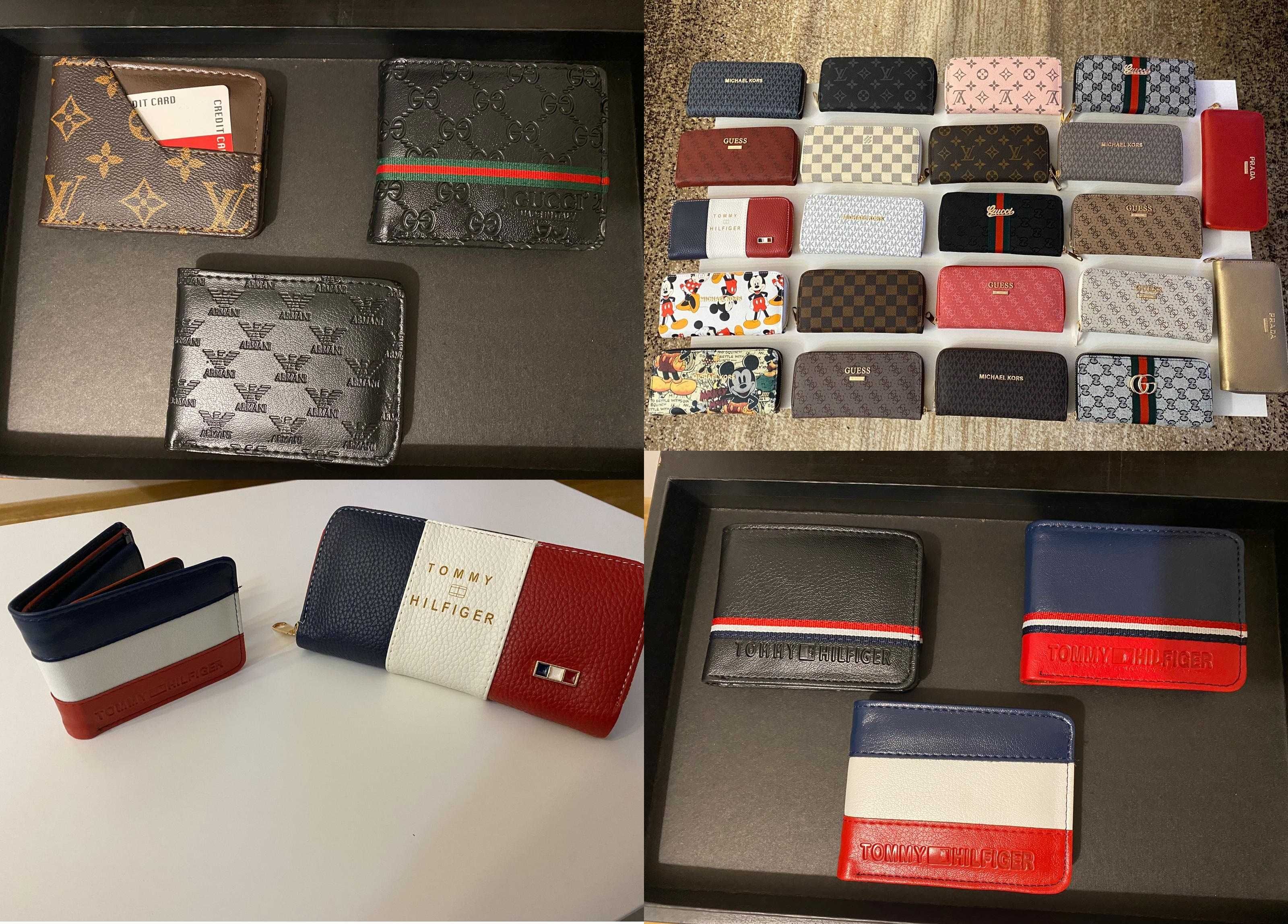 Portfel damski męski Gucci Tommy Hilfiger Vuitton Guess Michael Kors