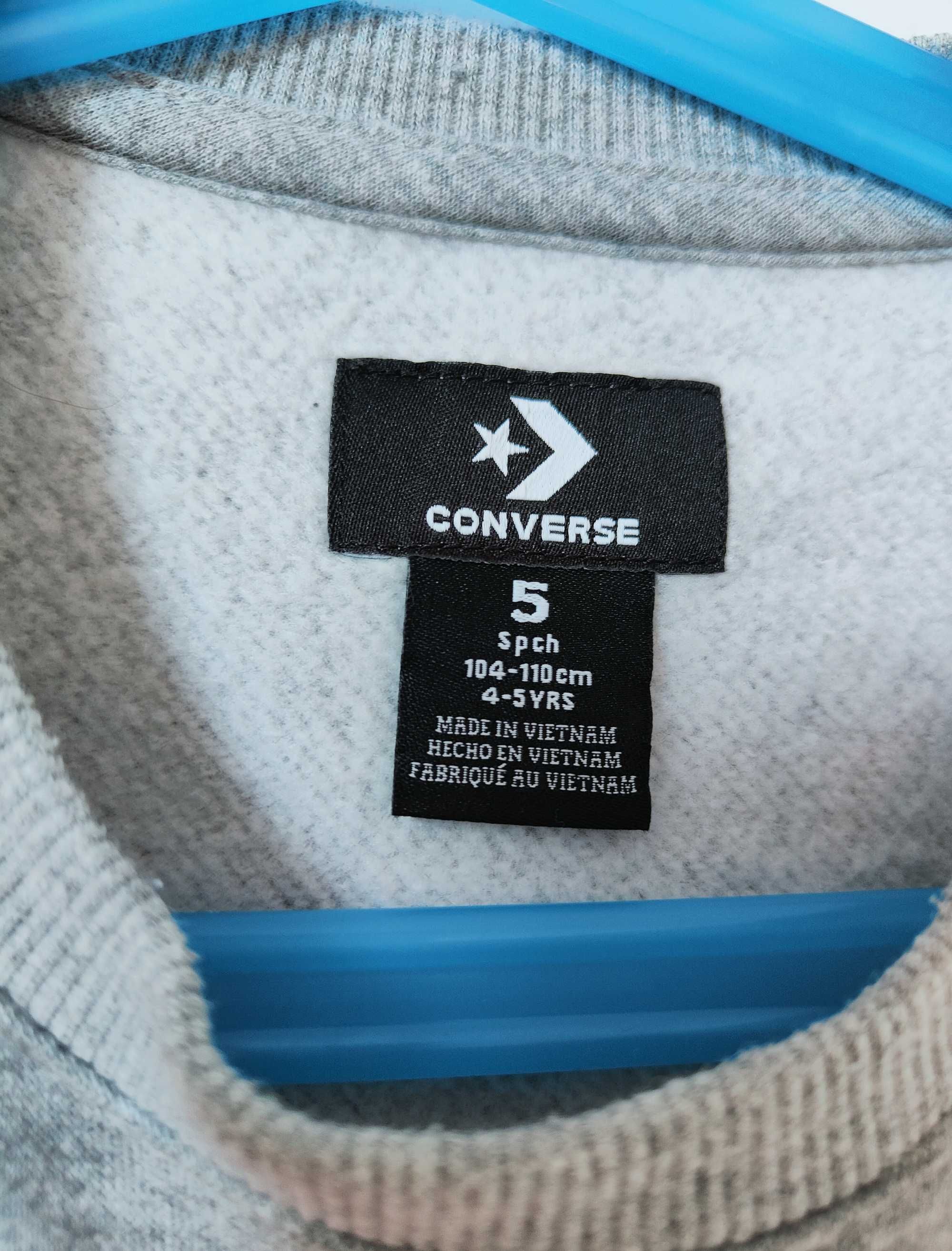 Bluza Converse szara 104 110, 4-5 lat