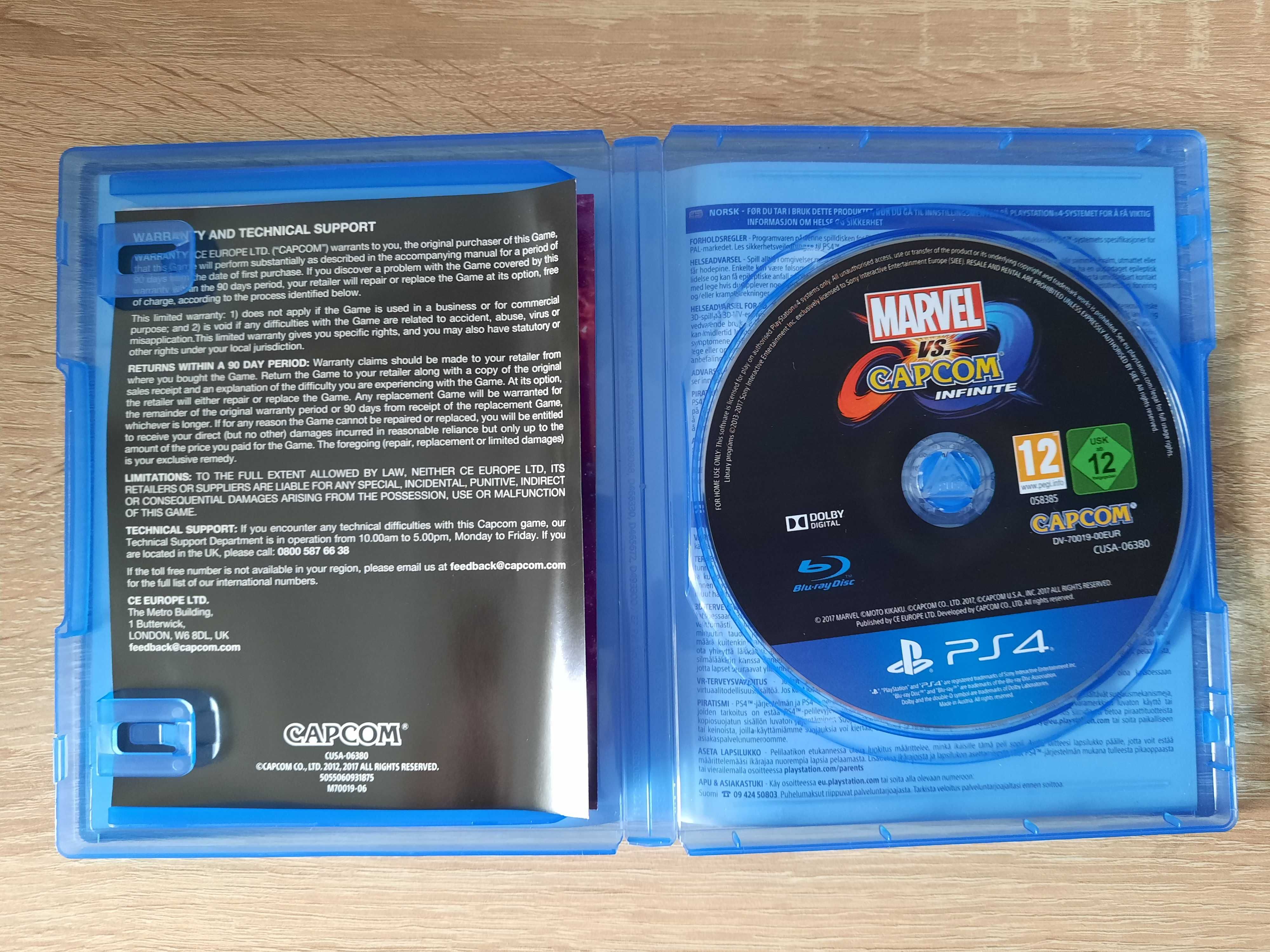 Marvel vs. Capcom Infinite PS4 (stan 6/6)